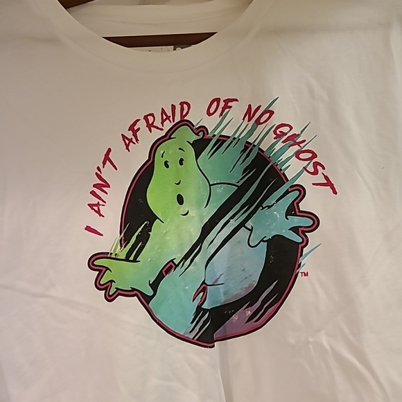 Universal Studios Halloween Horror Nights Ghostbuster Crop Top, Size L, New. - Picture 2 of 6